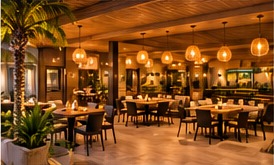 Open-air restaurant design concept